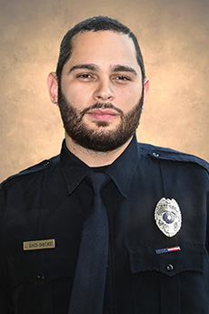 Campus safety officer, Jacob Santiago.