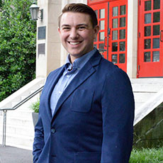 Profile image of Muhlenberg College admissions counselor, Brendan Nabozny.